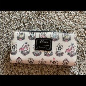 Loungefly Disney Princess Cream Wallet